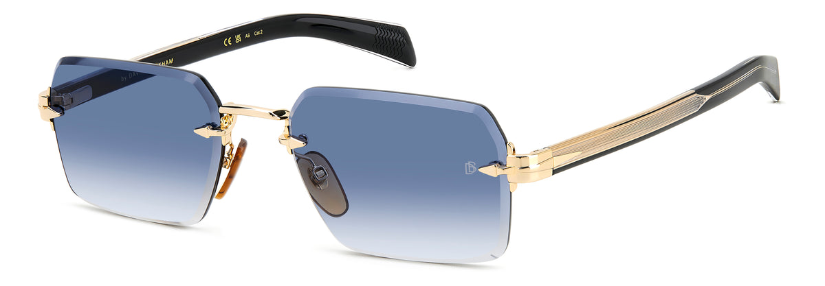 David Beckham 7109/S-56-RHL GOLD BLACK 08 MS BLUE SF