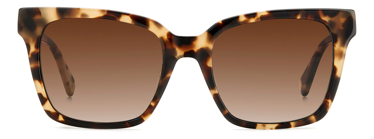Kate Spade Harlow/G/S 206243 Light Havana/ Brown Shaded Polarized