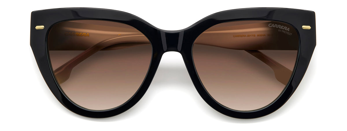 Carrera 3017/S-55-80S HA BLCK WHTE
