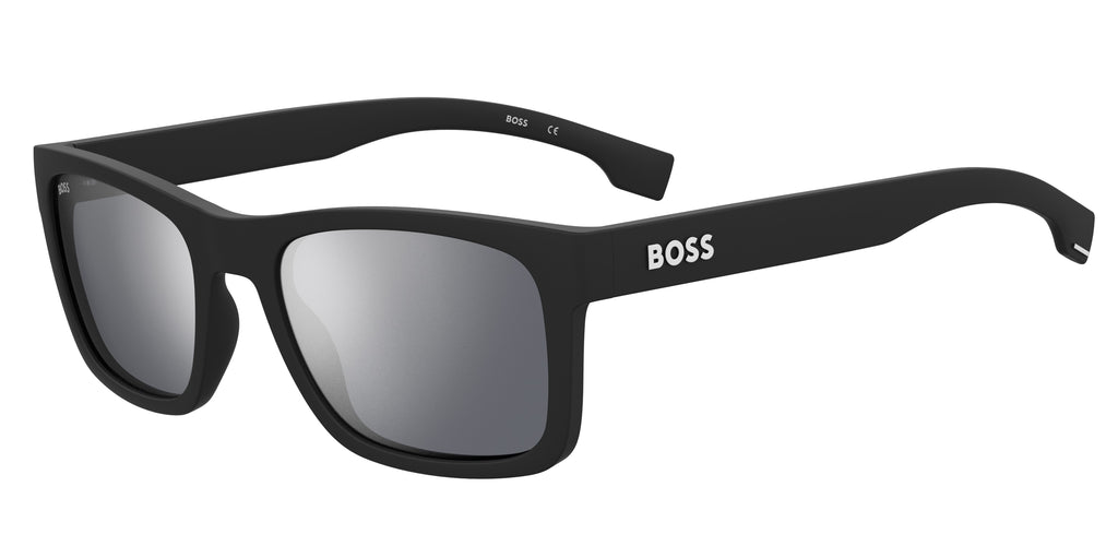 BOSS 1569/S Matte Black/ Silver Mirror