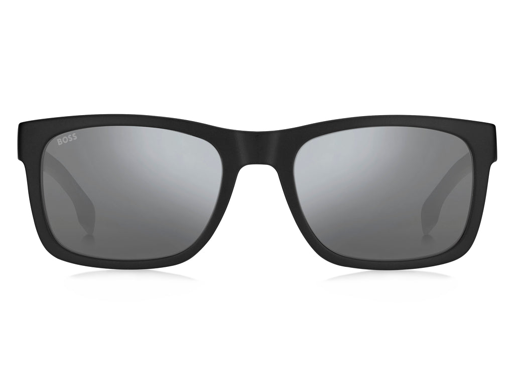 BOSS 1569/S Matte Black/ Silver Mirror
