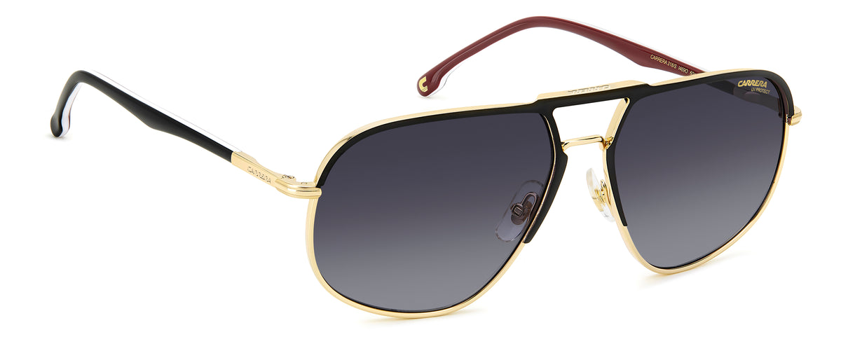Carrera 318/S-60-I46 MT BK GD 9O DARK GREY SF