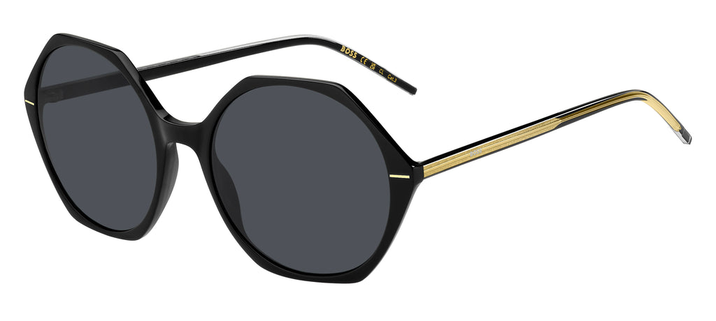 BOSS 1585/S Black Crystal/ Grey