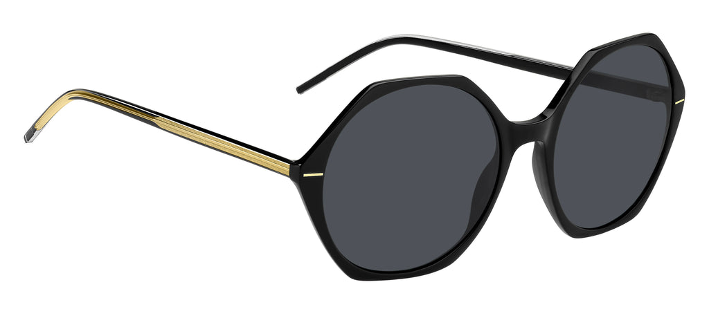 BOSS 1585/S Black Crystal/ Grey