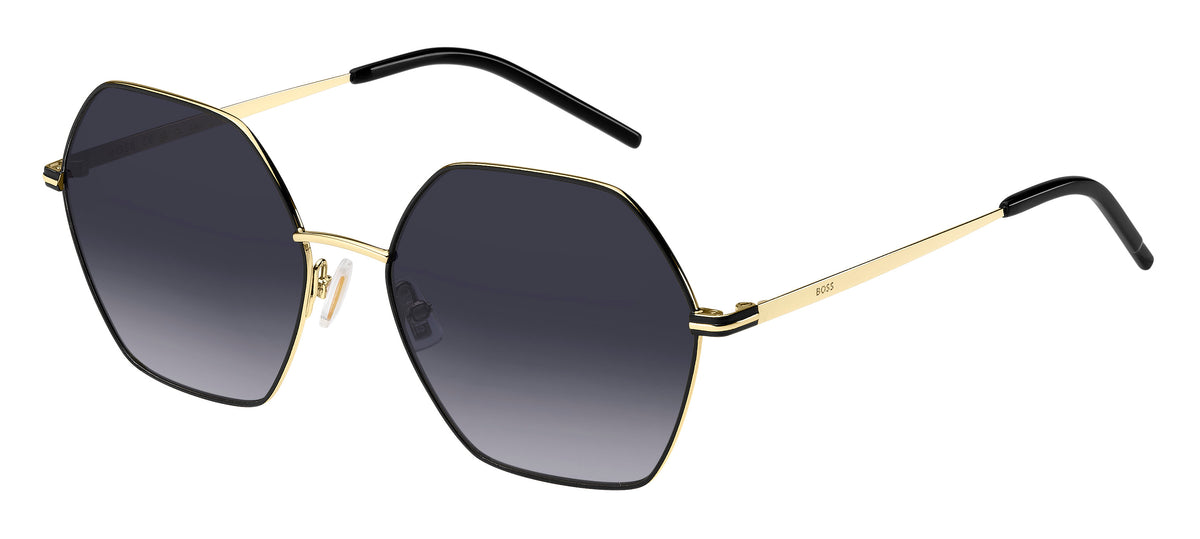 BOSS 1589/S Black Gold/ Dark Grey Shaded