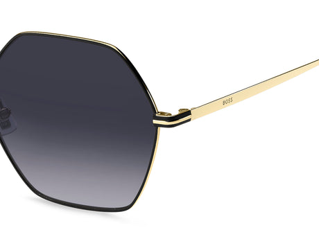 BOSS 1589/S Black Gold/ Dark Grey Shaded