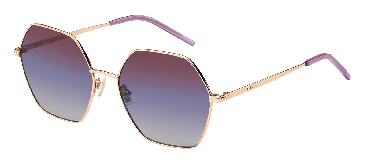 BOSS 1589/S Gold Copper/ Burgundy Shaded Violet