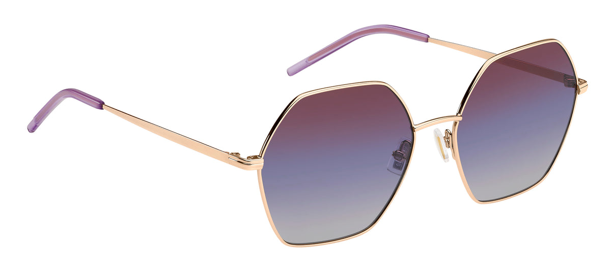 BOSS 1589/S Gold Copper/ Burgundy Shaded Violet