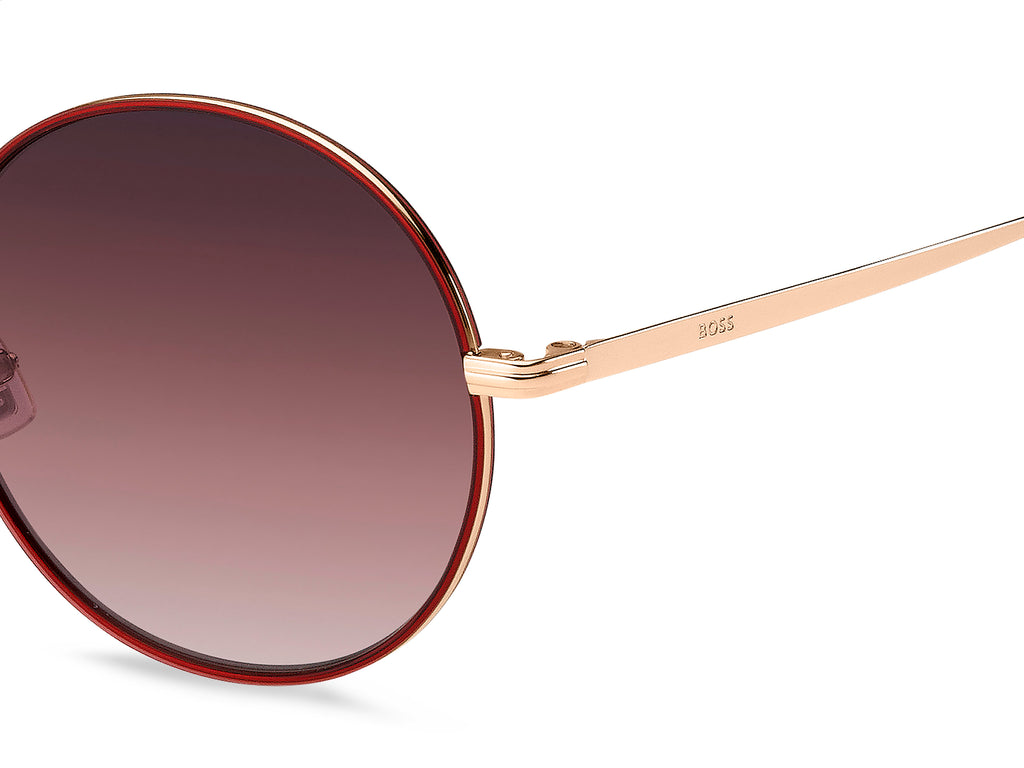BOSS 1593/S Gold Red/ Burgundy Shaded Pink