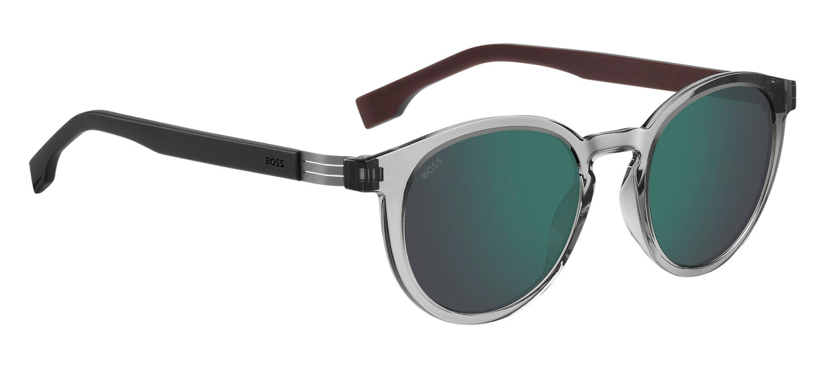 BOSS 1575/S Grey Burgundy/ Green Mirror