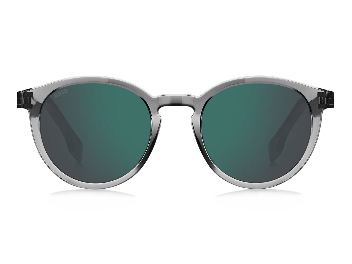 BOSS 1575/S Grey Burgundy/ Green Mirror