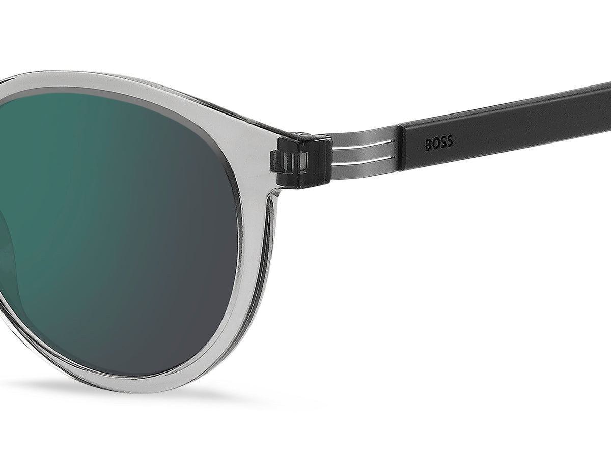 BOSS 1575/S Grey Burgundy/ Green Mirror