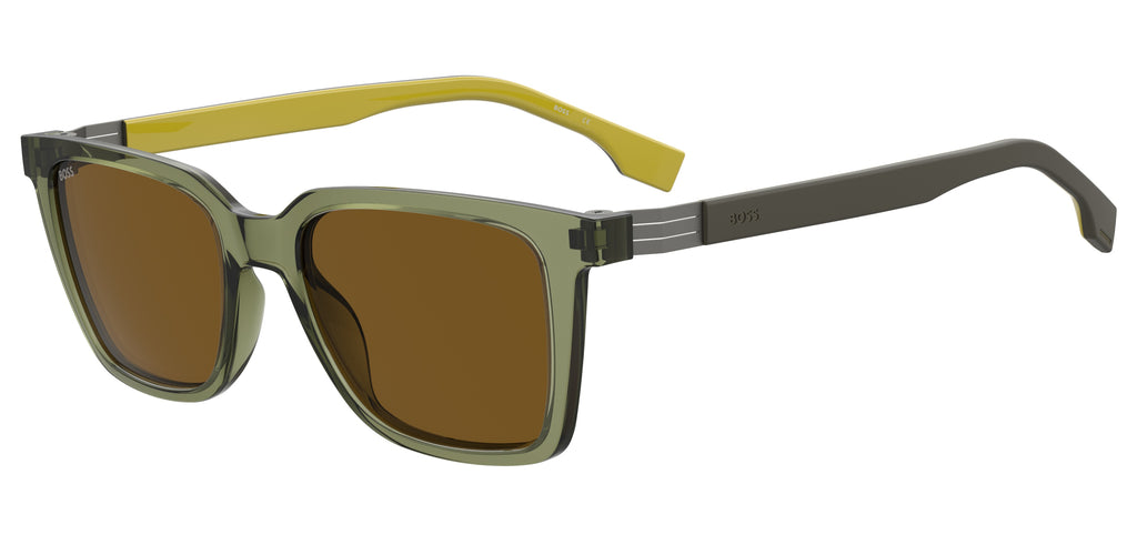 BOSS 1574/S Green Yellow/ Brown