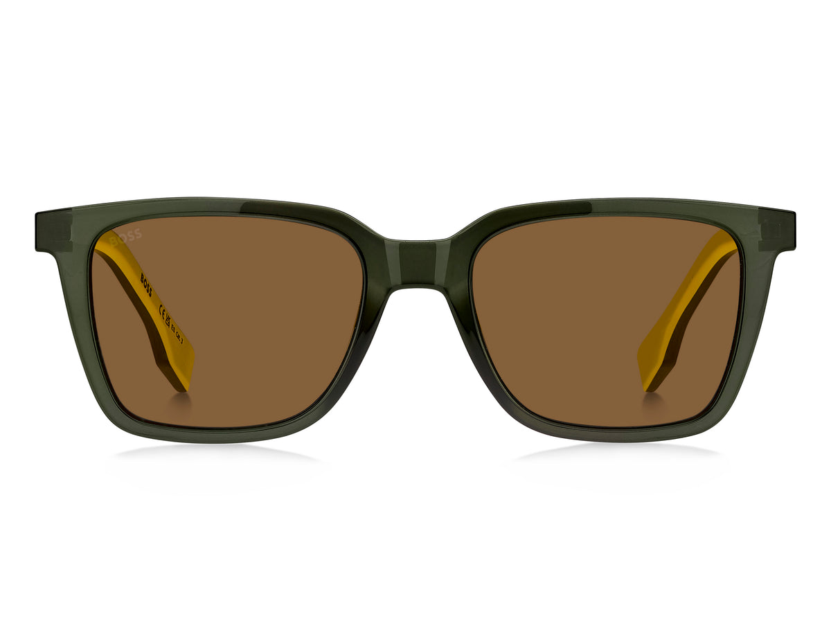 BOSS 1574/S Green Yellow/ Brown
