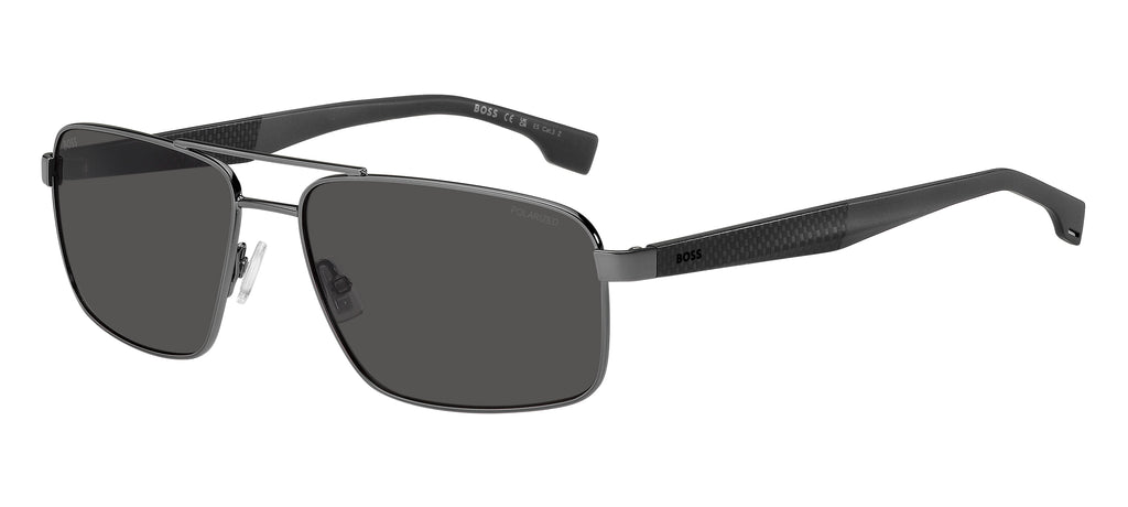 BOSS 1580/S Dark Ruthenium Black
Grey Polarized
