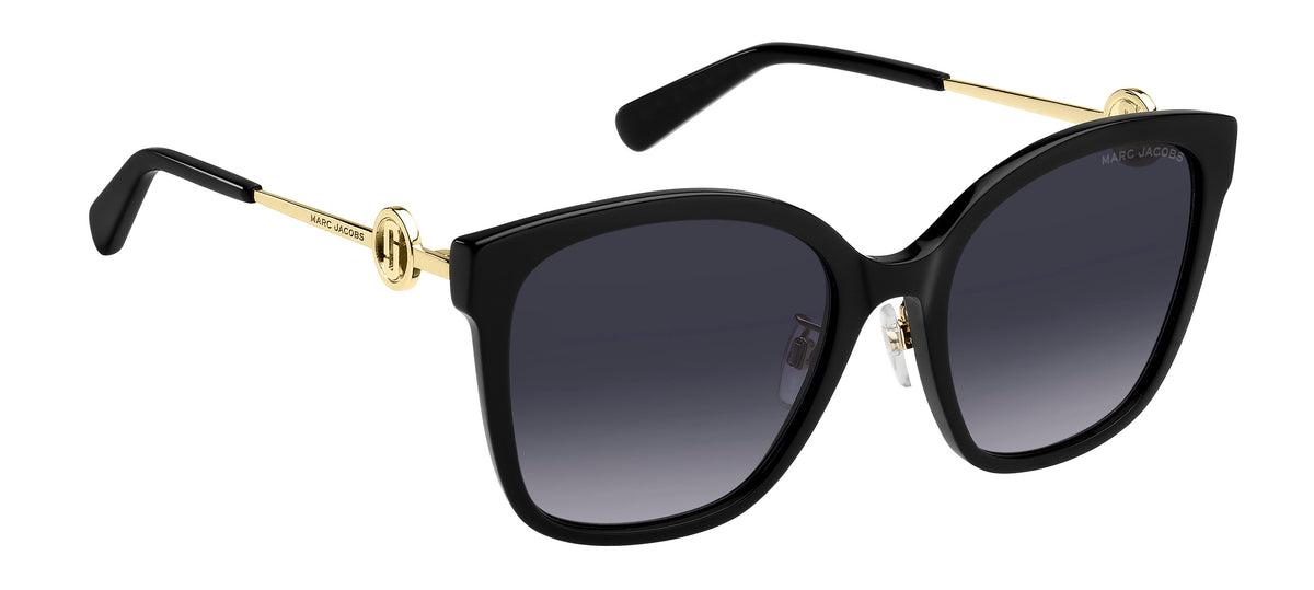 Marc Jacobs MARC 690/G/S-56-807 BLACK 9O DARK GREY SF