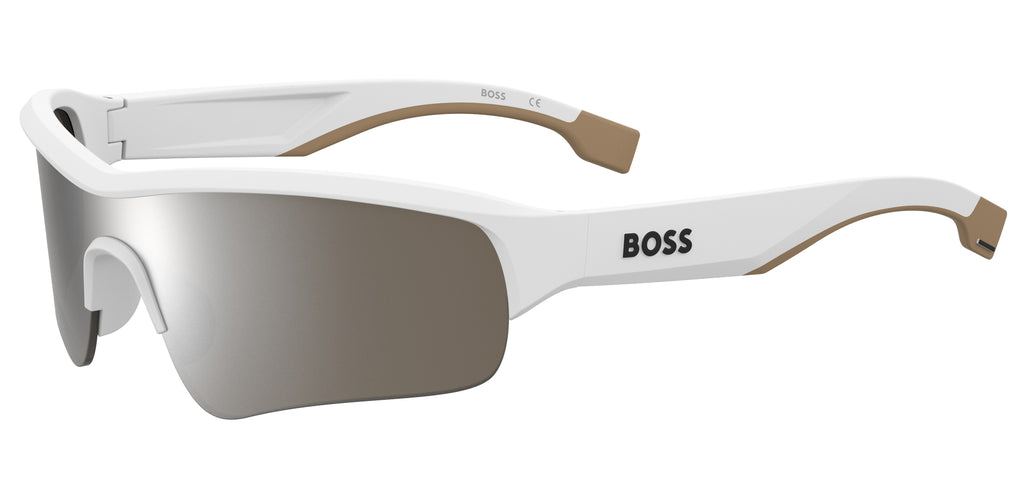 BOSS 1607/S White/ Silver Mirror Hightcontrat