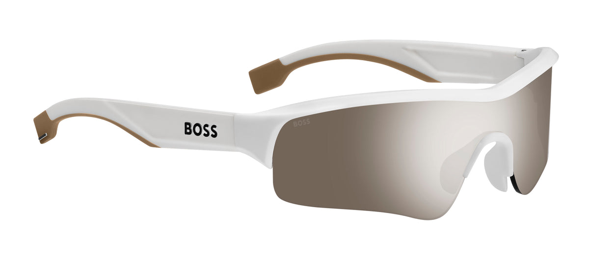 BOSS 1607/S White/ Silver Mirror Hightcontrat