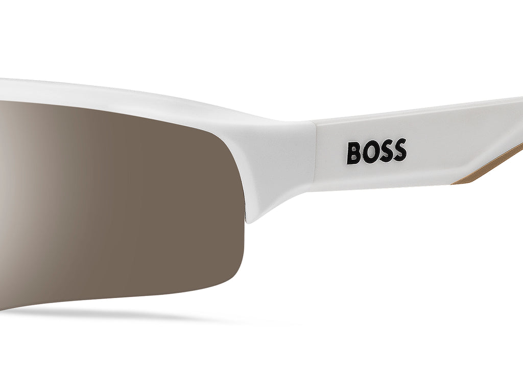 BOSS 1607/S White/ Silver Mirror Hightcontrat