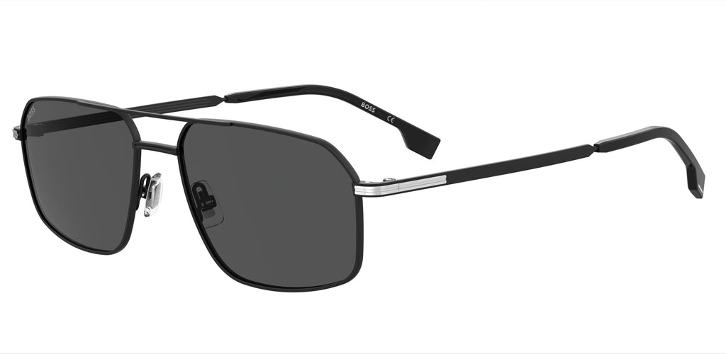 BOSS 1603/S Matte Black Silver/ Grey