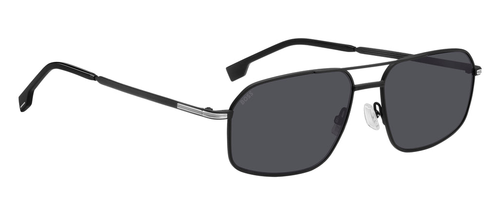BOSS 1603/S Matte Black Silver/ Grey