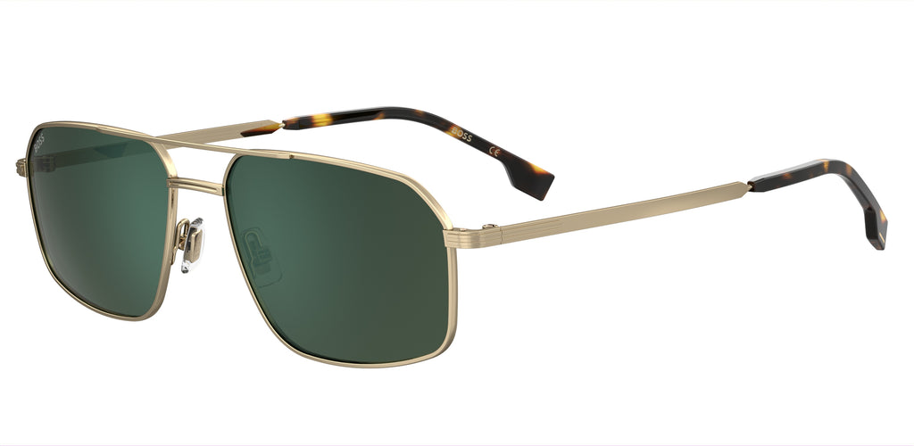 BOSS 1603/S Gold/ Green Mirror
