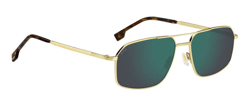 BOSS 1603/S Gold/ Green Mirror