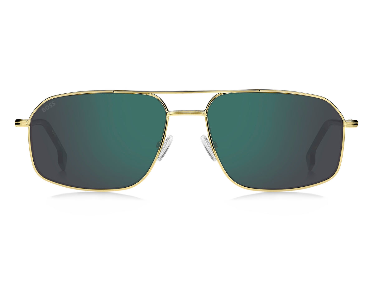 BOSS 1603/S Gold/ Green Mirror