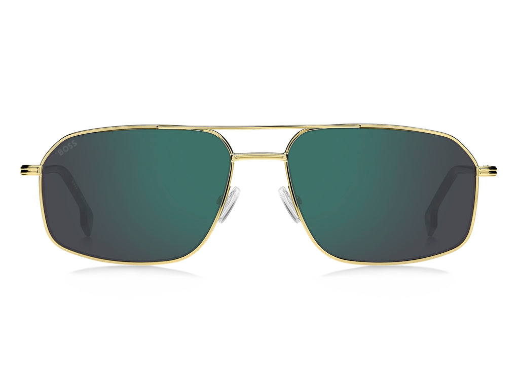 BOSS 1603/S Gold/ Green Mirror