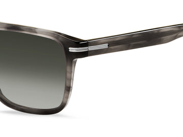 BOSS 1599/S Grey Horn/ Green Shaded