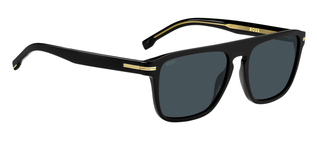 BOSS 1599/S 807 KU 56 Black 
Blue Avio Lenses