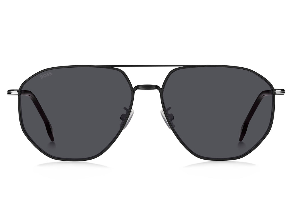 Hugo Boss BOSS 1612/F/SK Matte Black Silver/ Grey