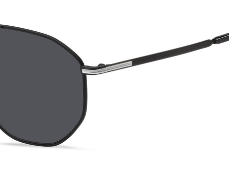 BOSS 1612/F/SK Matte Black Silver/ Grey