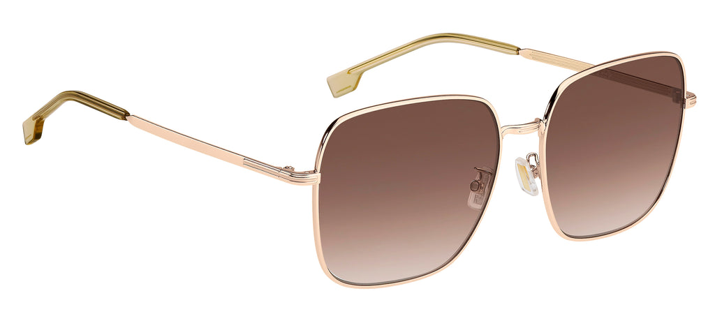 BOSS 1613/F/SK Rose Gold/ Brown Shaded