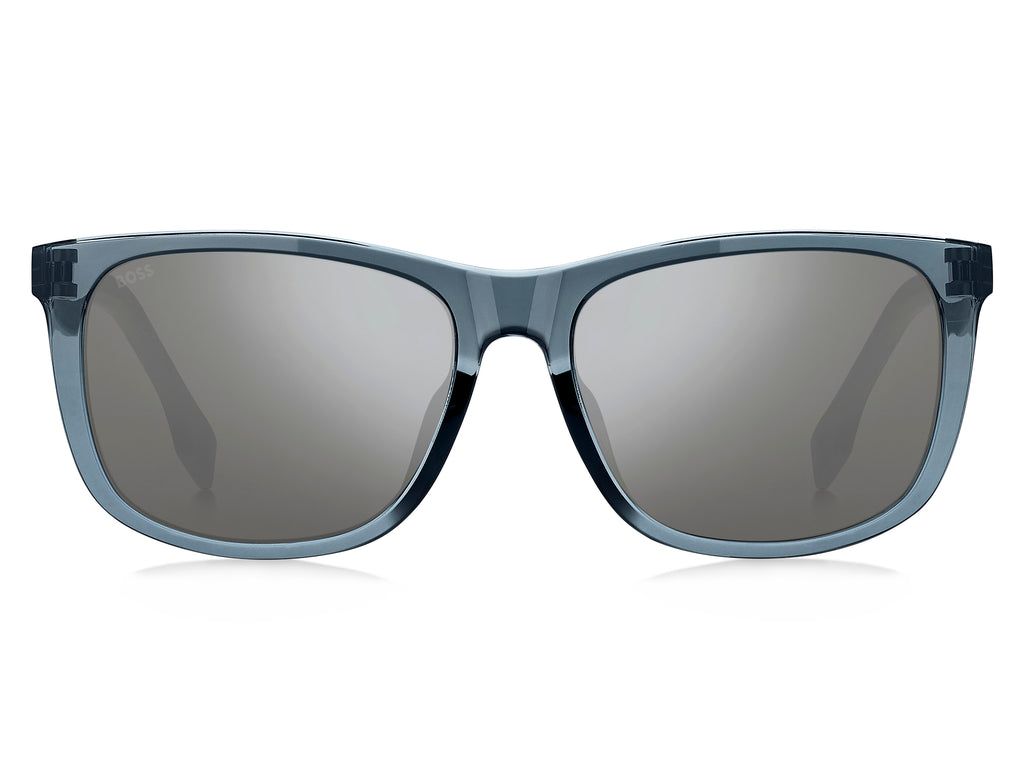 BOSS 1617/F/S Blue/ Silver Mirror
