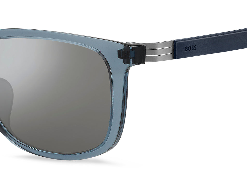 BOSS 1617/F/S Blue/ Silver Mirror