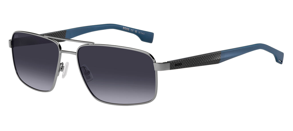 Hugo Boss BOSS 1580/S Ruthenium Blue/ Brown Sol-X