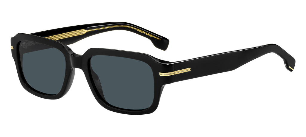 BOSS 1596/S Black/ Blue Avio Antireflex