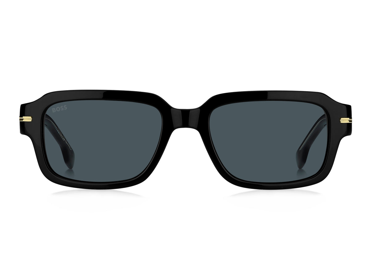 BOSS 1596/S Black/ Blue Avio Antireflex