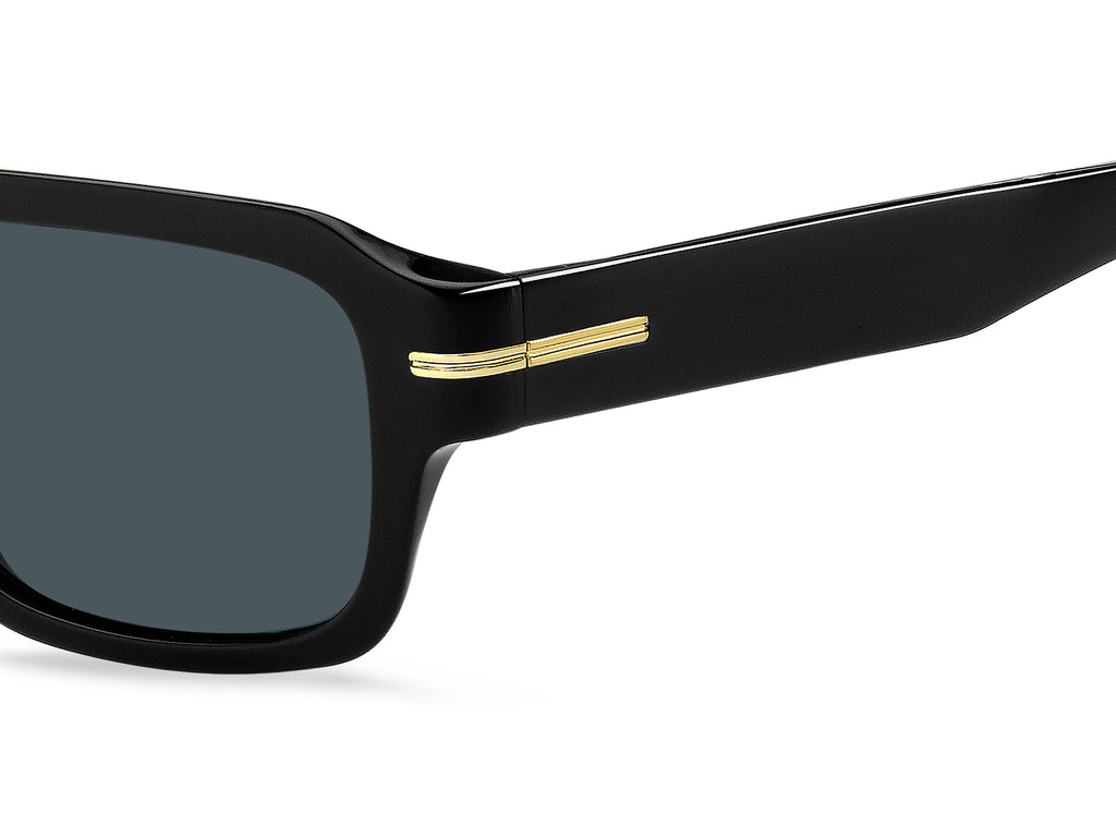BOSS 1596/S Black/ Blue Avio Antireflex