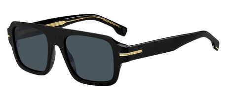 BOSS 1595/S Black/ Blue Avio Antireflex