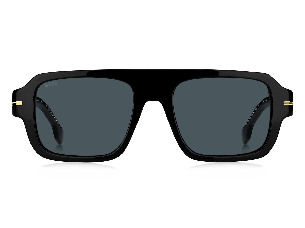 BOSS 1595/S Black/ Blue Avio Antireflex