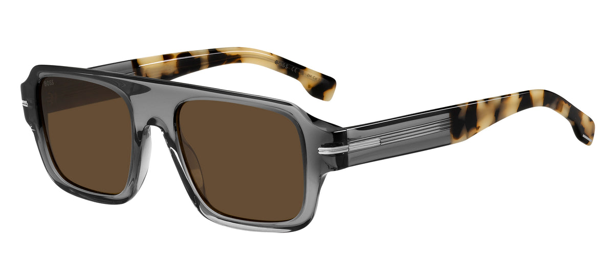 BOSS 1595/S Grey Havana/ Brown Antireflex
