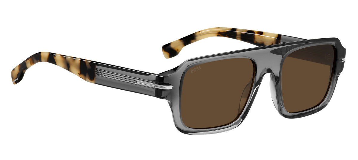 BOSS 1595/S Grey Havana/ Brown Antireflex