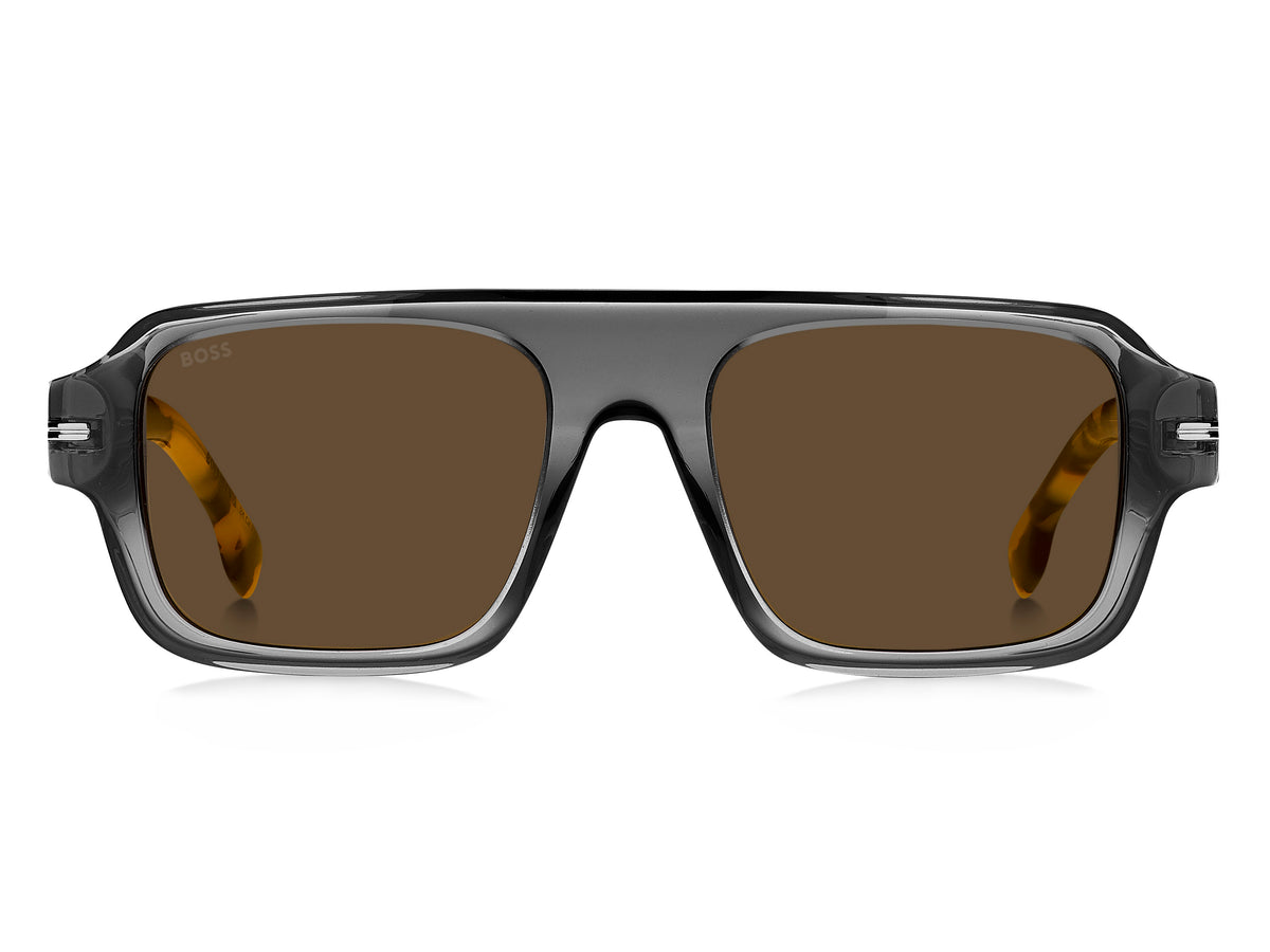 BOSS 1595/S Grey Havana/ Brown Antireflex