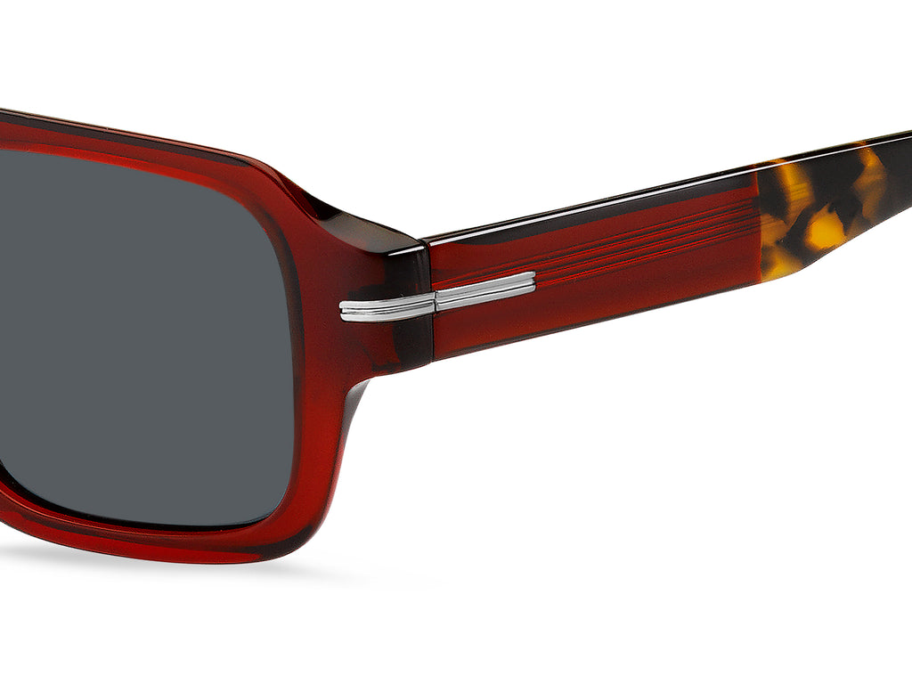 BOSS 1595/S Burgundy Havana/ Grey Antireflex