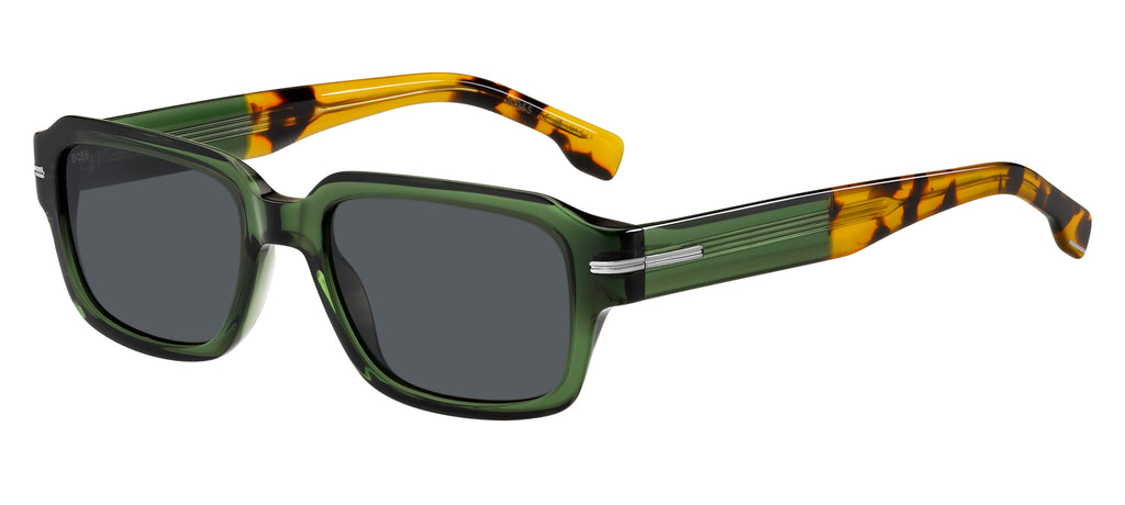BOSS 1596/S Green Havana/ Grey Antireflex