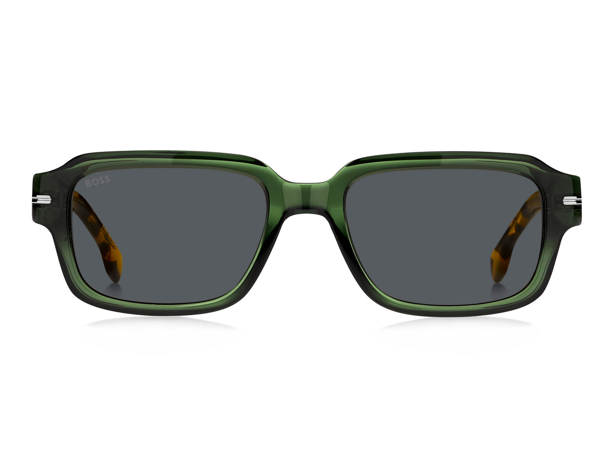 BOSS 1596/S Green Havana/ Grey Antireflex