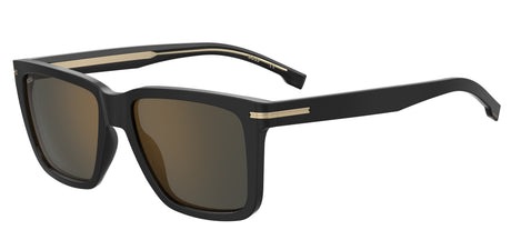 BOSS 1598/S Black Gold/ Grey Bronze Mirror