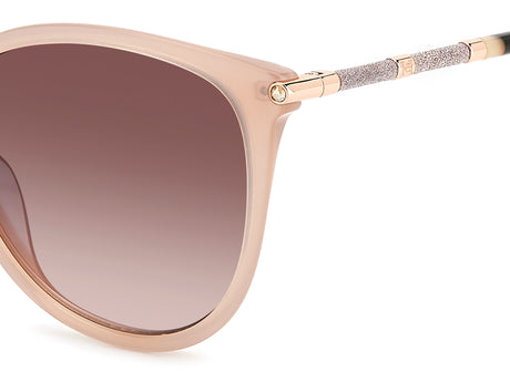 Carolina Herrera HER 0189/G/S Pearled Beige Gold/ Brown Shaded Lens